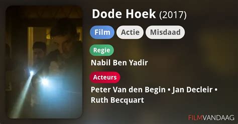 Dode Hoek Film 2017 FilmVandaag Nl