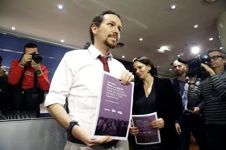 Leader Spanish Party Podemos Pablo Iglesias Editorial Stock Photo ...