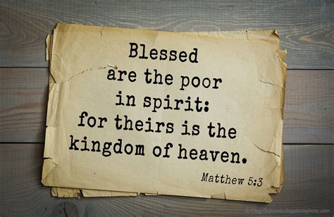 Blessed Are the Poor in Spirit - DOES GOD EXIST? TODAY