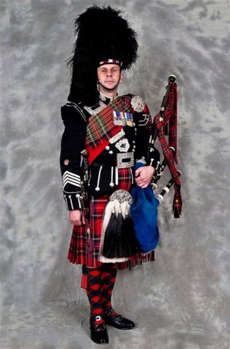 Pipe Major Brian Heriot Of The 1st Battalion Scots Guards Scottish