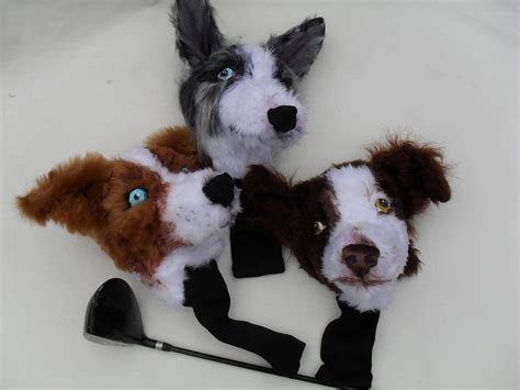 Custom Golf Headcovers And Puppets Unique Golf Ts Dog Headcover