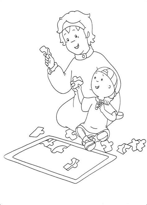 Free Printable Caillou Coloring Pages For Kids