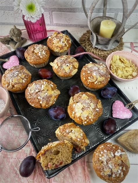 Zwetschgenmuffins Mit Knusprigen Streuseln Genusswerke