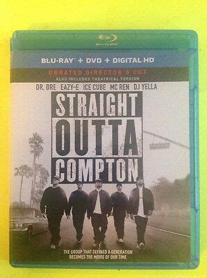 Straight Outta Compton Blu Ray Dvd Disc Authentic Us Release