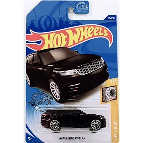 Hot Wheels Range Rover Velar TURBO SUV Black Colour Hotwheel Range