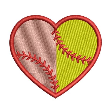 Baseball Heart Etsy