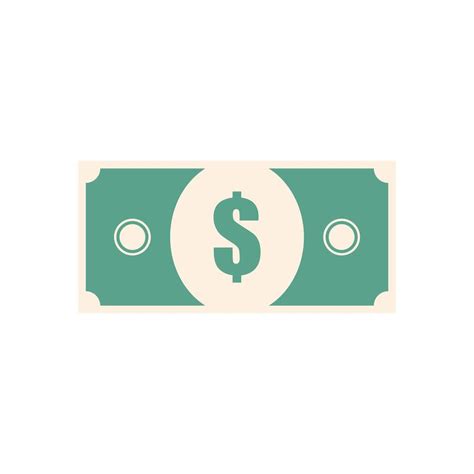 bank note flat design vector illustration. Flat Design Paper Money. banknote money cash and ...