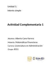 Unidad 1 Actividad Complementaria 1 AlbertoCanoFarrera Grupo 8551 Docx