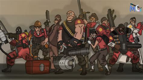 Tf2 Meet The Team By Midnightcrisis38 On Deviantart