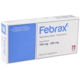 Febrax Caja Con 5 Supositorios