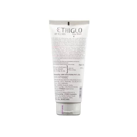 Ethiglo Skin Whitening Face Wash 200g Cureka