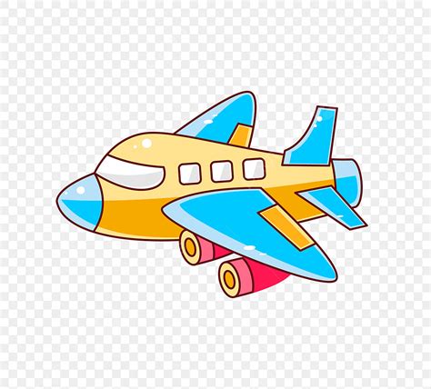 Children Plane Vector Hd Images, Children S Day Cartoon Plane, Children ...