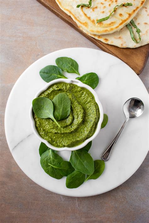 Vegan Spinach Pesto Oil Free