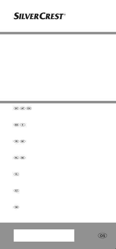 Handleiding Silvercrest IAN 356423 SBL D6 A1 Pagina 1 Van 31