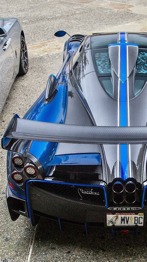 Carbono Azul Coche Huayra Hipercar Lujo Pagani Rico