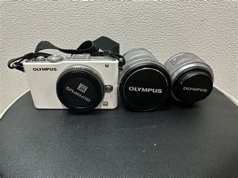 ヤフオク Olympus Pen Lite E Pl3 オリンパス ダブルズー