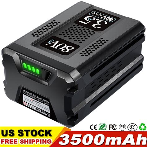 80v 3 5ah Lithium Battery Kb3080 06 Kb680 06 Kb280 06 80v Max Tool For Kobalt Ebay