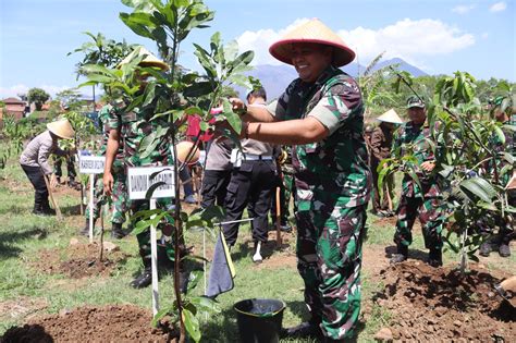 Karya Bhakti Penanaman Pohon Di Wilayah Kodim Garut Dalam Rangka