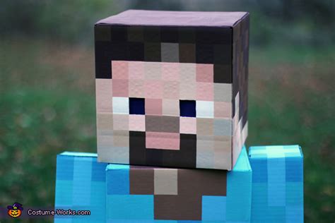 Original Minecraft Steve Costume - Photo 3/4