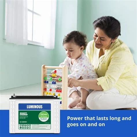 Luminous Shakti Charge Sc Inverter Battery Ah At Rs In