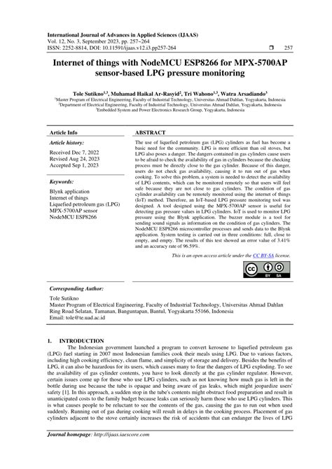 Pdf Internet Of Things With Nodemcu Esp For Mpx Ap Sensor