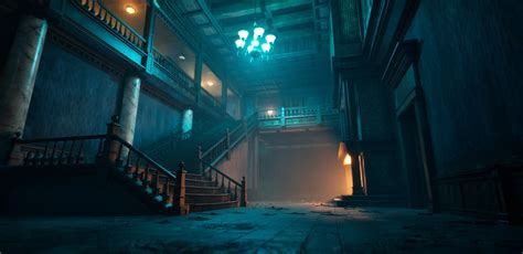 Artstation Haunted Mansion Corridors