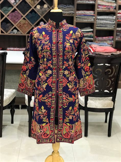 Kashmiri Jacket Embrodiered Coat Ethnic Jacket Hippie Coat Bohemian