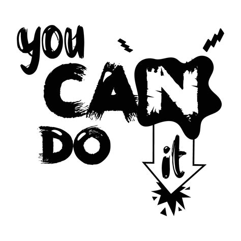 You Can Do It 35017954 Vector Art At Vecteezy