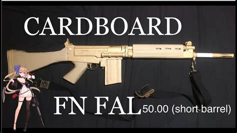 Cardboard Fn Fal Short Barrel Field Strip L A Slr Pubg Youtube