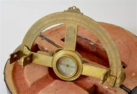 Brass Graphometer Signed Petrus Jermanini F Mutinae Made Circa 1740