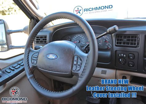 Buy 2005 2006 2007 Ford F250 F350 F450 Lariat Leather Steering Wheel