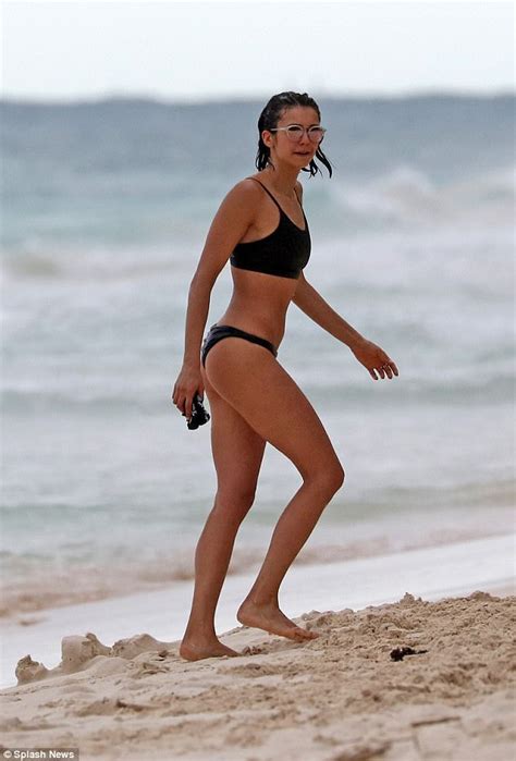 Nina Dobrev Shows Off Fab Figure As She Frolics In Bikini Daily Mail