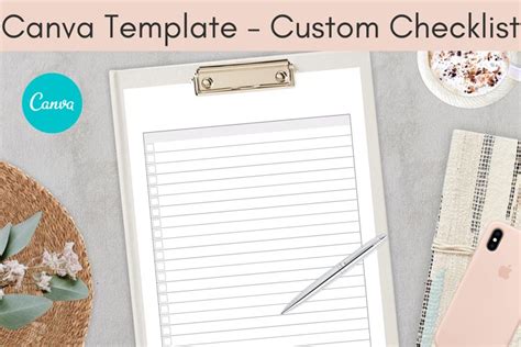 Canva Template Custom Checklist 1356209