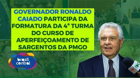 Governador Ronaldo Caiado Inaugura Col Gio Estadual Em Goi Nia