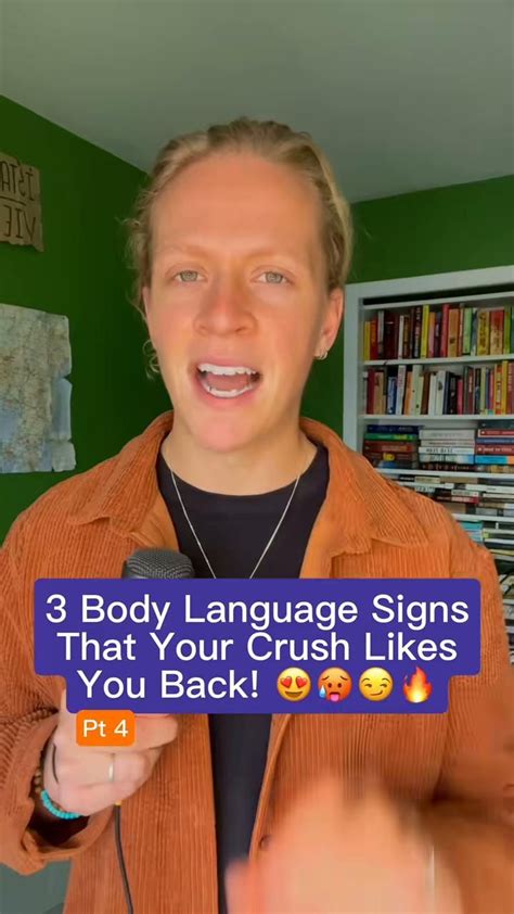 Body Language Signs That Your Crush Likes You Back Bodylanguage Nlp