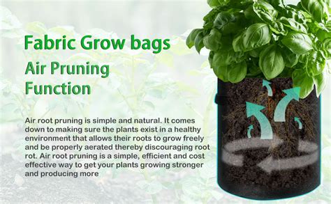 Amazon Jjgoo Pack Potato Grow Bags Gallon With Flap Heavy