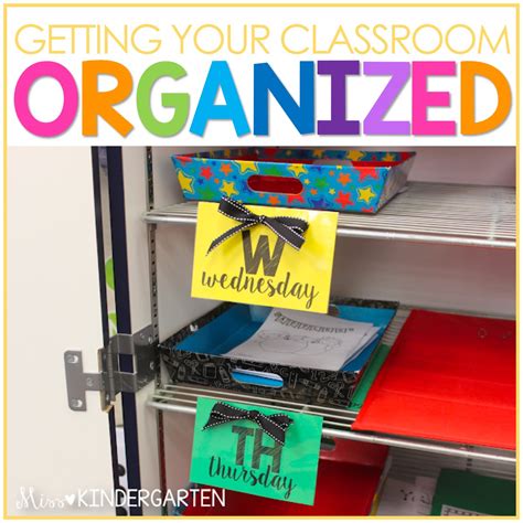 Utilizing Color for Classroom Organization - Miss Kindergarten