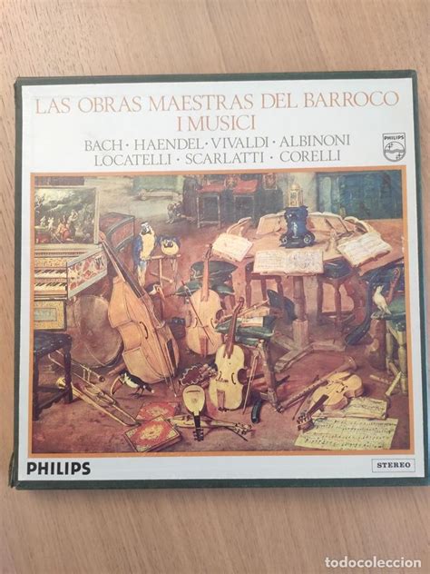 Las Obras Maestras Del Barroco I Musici ·· Bach Comprar Discos Lp