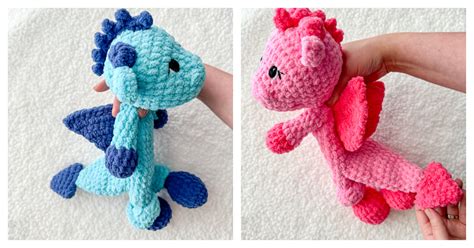 Mini Dragon Snuggler Free Crochet Pattern