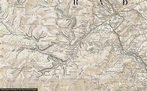 Historic Ordnance Survey Map of Elan Valley, 1900-1903