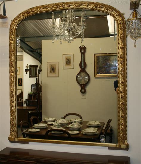 Antiques Atlas A Large Victorian Gilt Overmantle Mirror