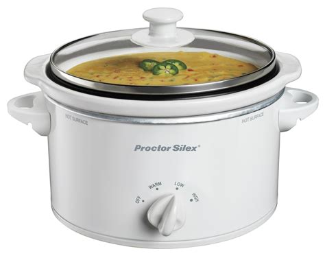 Proctor Silex 33116y Portable Oval Slow Cooker 15 Quart