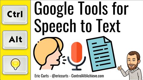 Google Tools For Speech To Text YouTube