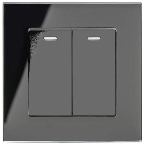 Gang Retro Touch Pulse Retractive Light Switch Black A Price From