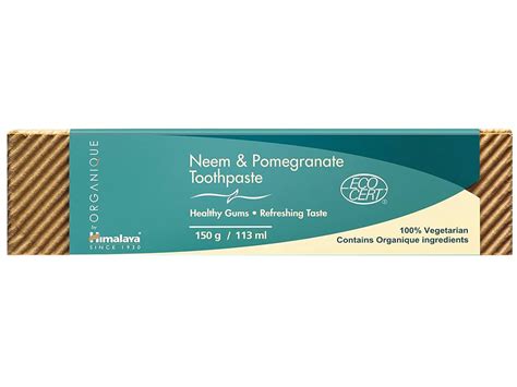 Dentifrice Himalaya Bio Neem et Grenade 150g Soins et Beauté