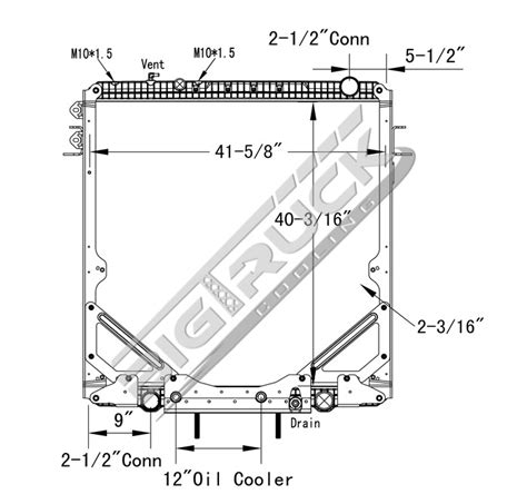 Big Truck Cooling Buy Now Freightliner Radiator Pf