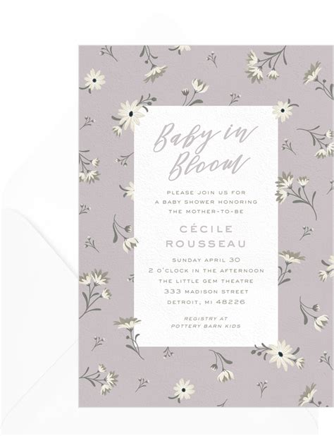 Dainty Florals Invitations Greenvelope