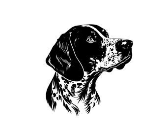 Pointer Dog Silhouette Svg - Etsy