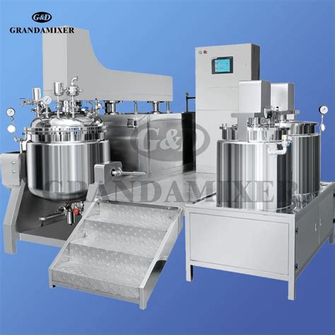 Fixed Type Internal External Vacuum Homogenizer Emulsifying Mixer