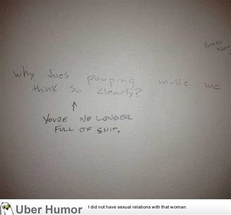 Some witty bathroom graffiti at my school. | Funny Pictures, Quotes ...